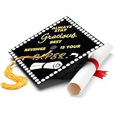 ADVANSYNC EarnedSwag Always Stay Gracious. Best Revenge Is Your Paper Graduation Cap Topper