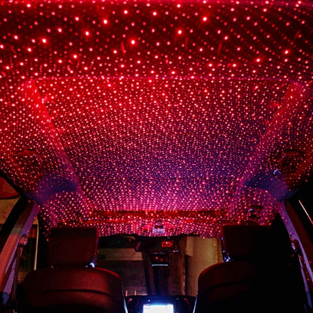 Amazon 車用イルミネーション 投射ランプ 車載 雰囲気ライト Usb式 Led車内装飾 ネオンシガーソケット Ledイルミネーションライト用 取付簡単 高輝度 防水ledテープライト これ一つで車内の雰囲気が一気に変わります 满天星 車 バイク 車 バイク