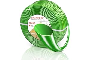 Eventronic Weed Eater String, 095 Trimmer Line of 150-Feet, Trimmer Line for Universal Replacement, Round Weed Wacker String Fits Medium& Heavy Grass&Weeds, String Trimmer Line of Green Premium Nylon
