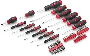 TEKTON 2769 Ratchet Screwdriver Set, 52-Piece - Screwdriver Bit Sets