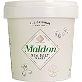 Salt, Sea Salt Flakes, 20 oz (570 g), Resealable Tub, Kosher, Natural, Handcrafted, Gourmet, Pyramid Crystals