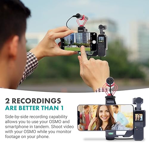 Movo OPR-50 Smartphone Video Rig Compatible with DJI OSMO Pocket