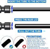 ERGAOBOY 12mm OD Push to Connect Fittings Blue PU12 view 3