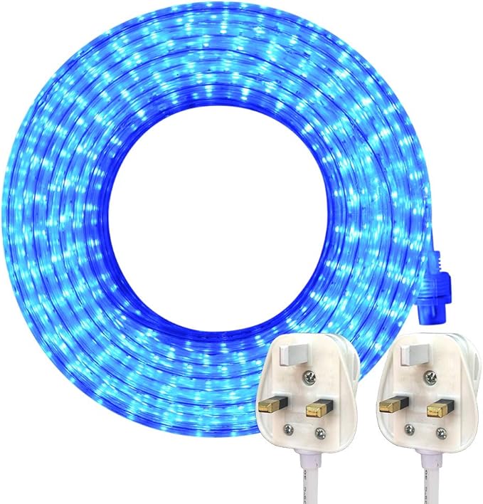 SURNIE LED Rope Lights 15M Outdoor Waterproof String Lights Mains