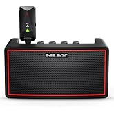 NUX Mighty Air Wireless Stereo Modelling Guitar/Bass Amplifier with Bluetooth, Mobile App, User Friendly Music Player, Up to 18 Hours Playing Time