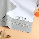 HAYSLAND 4 Pack Jewelry Cleaning Cloth 100% Cotton Silver Gold Platinum view 7