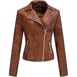 Amazon.com: Western Piel chamarra de piel café de la mujer, 3XL, Marrón :  Ropa, Zapatos y Joyería