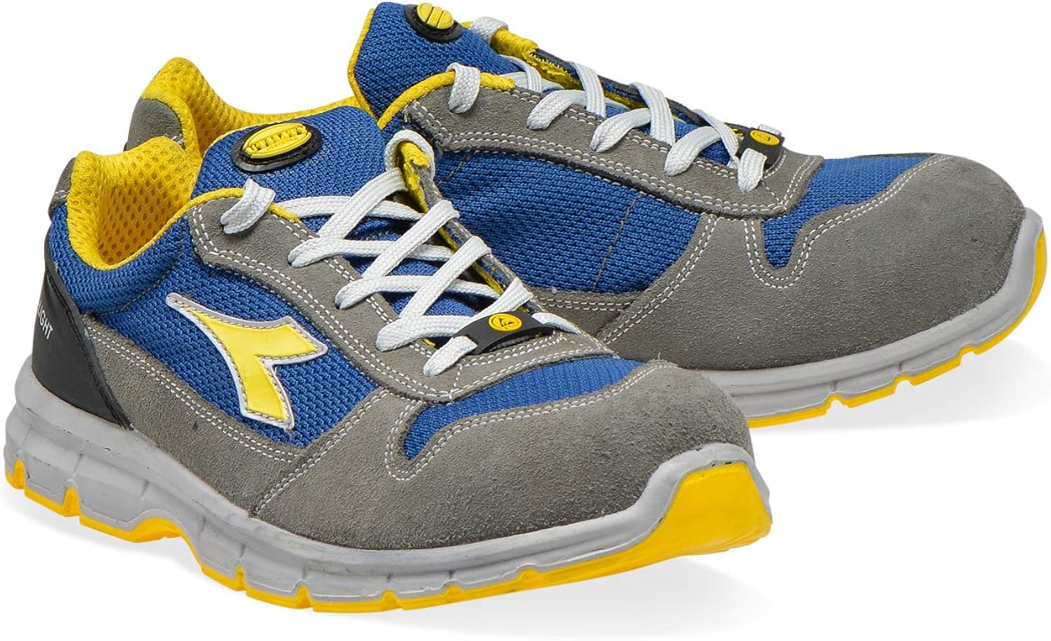 Utility Diadora - Low Work Shoe Run Text Low S1P SRC ESD for Men and Women Grigio Castello Blu Insegna, 10 UK - Image 5