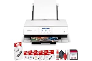 Canon PIXMA TS8820 Wireless All-in-One Inkjet Printer | Print Copy Scan | High-Resolution Photo Color Output for Home Office 