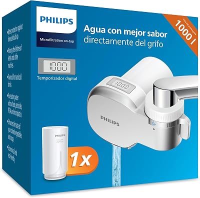 Water filtro de agua OnTap AWP3705P1/10 – microfiltración con pantalla digital, capacidad de filtración de 1.000 L