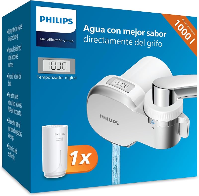 Philips Ontap AWP3705P1/10 filtro de água MICROFILTRAÇÃO com DISPLAY DIGITAL, capacidade de filtração de 1000 L