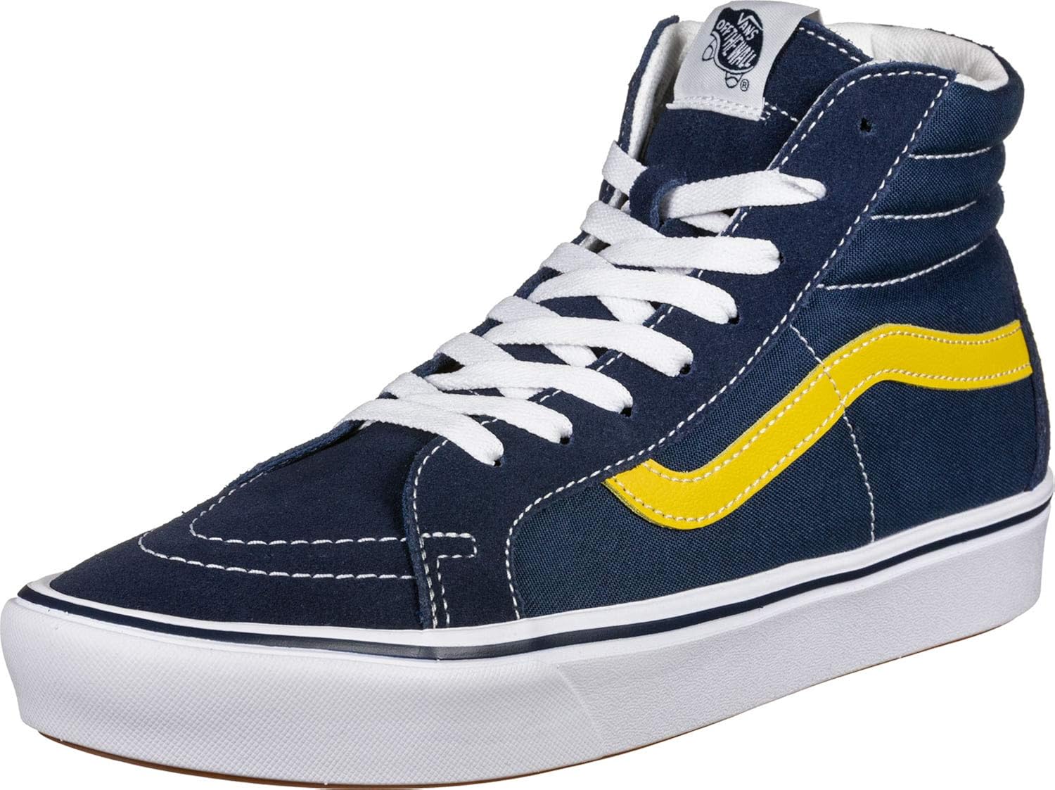 Vans Comfycush Sk8Hi (Sport) Dress Blues/Gibraltar Sea/Sulphur (7.5