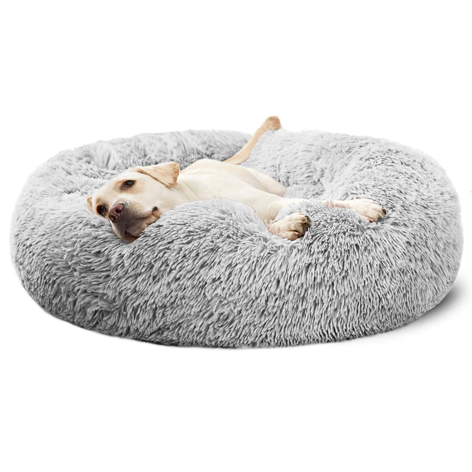 ANWA Dog Beds Calming Donut Cuddler, Puppy Dog Beds Large Dogs, Indoor Dog Calming Beds Large,30''