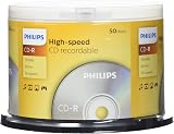 Philips CDR-80 (52x) 50pk Spindle CD-R Media