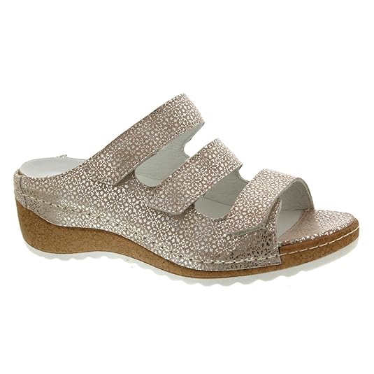 Waldläufer Damen Pantoletten 306503-117-089 beige 513560