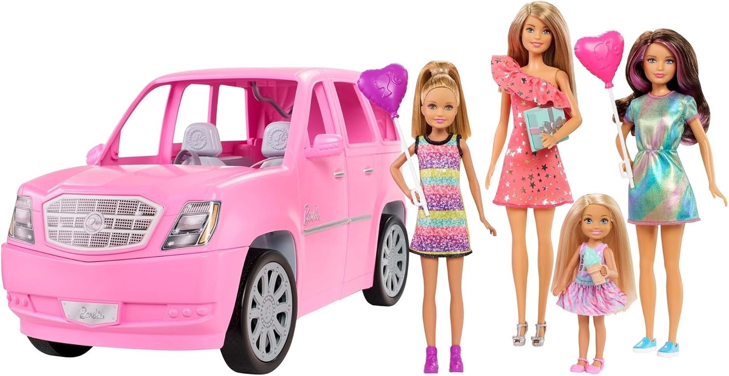 Amazon.com: Barbie Dolls and Vehicle 