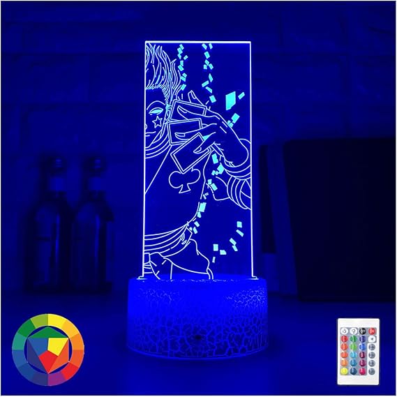 Luz De Noche Acrílica 3D Luz De Noche Cambiante De Color Led para