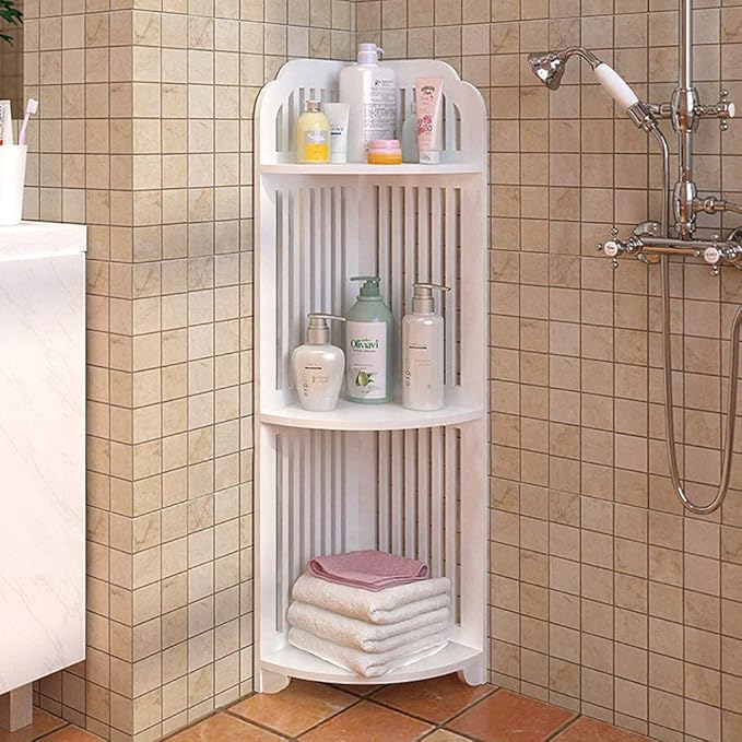 Furn Aspire Corner Shelf Corner for Bathroom Living Room, Corner Shower