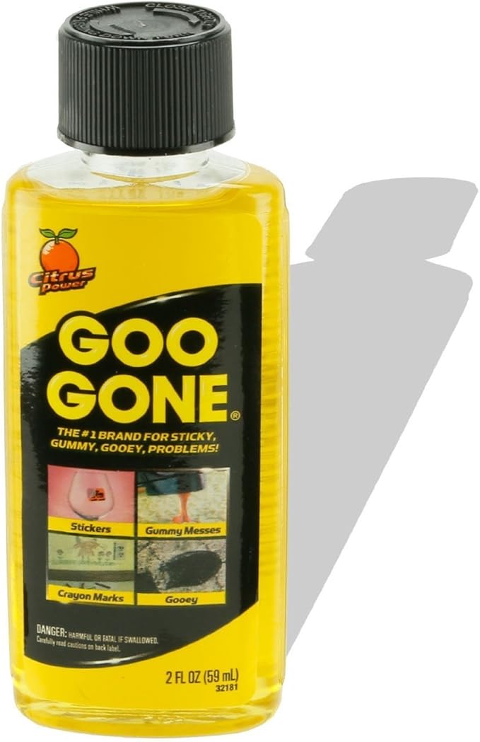 Amazon Com Goo Gone 2oz Bottle Citrus Scented Cuts Grease Oil Gum Adhesive Residue Pack Of 3 Health Personal Care