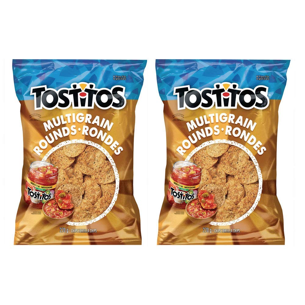 Tostitos Multigrain Rounds Tortilla Chips 270g/9.5oz, 2