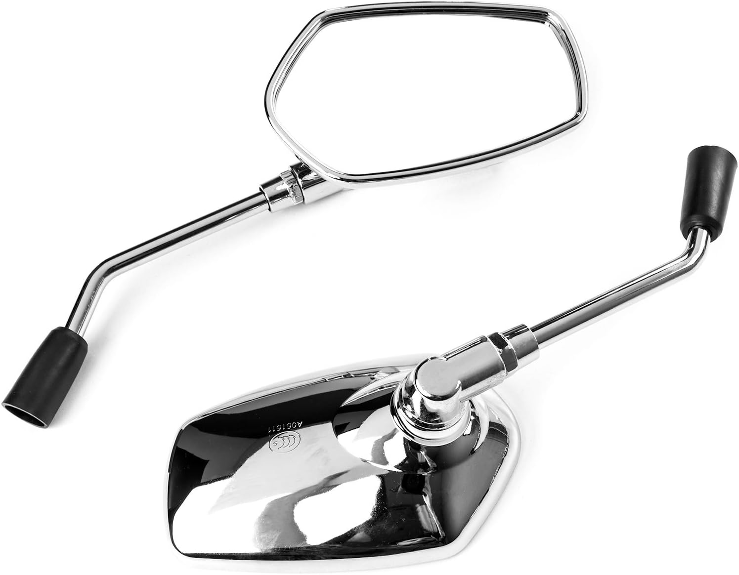 Krator Universal Chrome Motorcycle Mirrors Compatible with Suzuki Boulevard C109R C50 C90