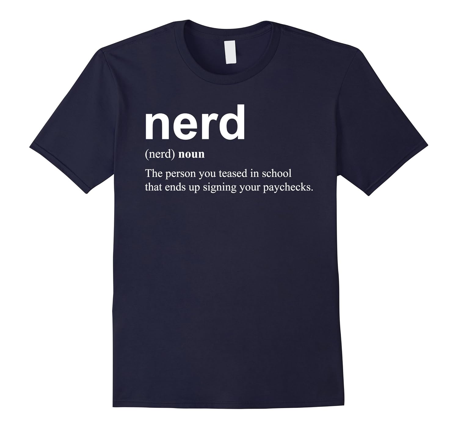 Nerd Definition T-Shirt Funny Gift For Geeks And Nerds-Rose