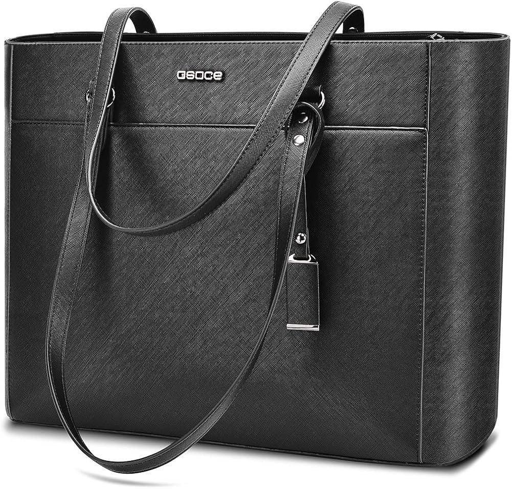 OSOCE Laptop Tote Bags for Women, 15.6 Inch Laptop Handbags for Ladies