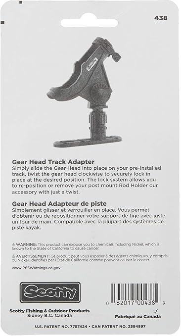 Gear head track adapter Clearance