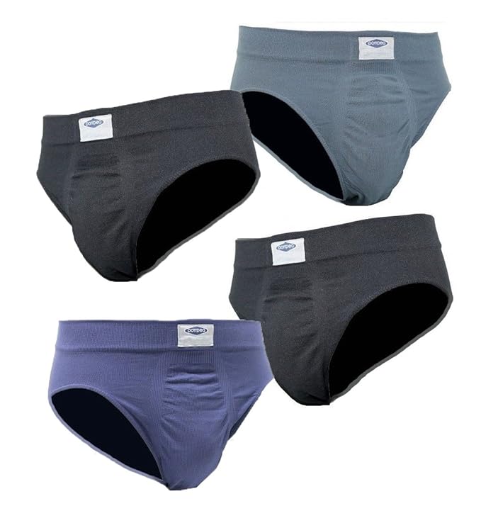 title=4 Slip SPORT Uomo POMPEA Costina Elasticizzata Microfibra Anatomici S/M-L/XL 155