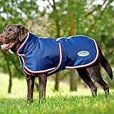 Weatherbeeta Parka 1200D Dog Rug - No Belly Wrap - Navy/Red
