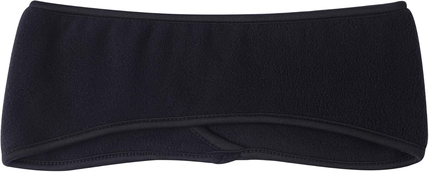 Omenex Winter Headbands Ear Warmers for Women-Double Layer More Thicker Fleece Earband Winter Ear Warmer in Cold Weather Running, Ski, Jogging and Others Winter Sports/Works (Ponytail Black) : Clothing