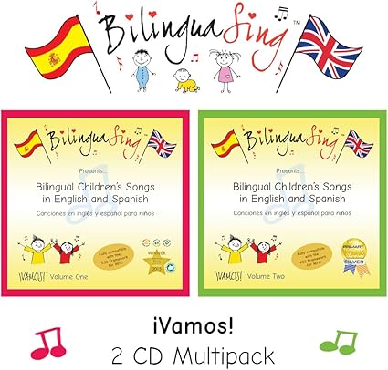 Canzoni Inglese E Spagnole Per Bambini Bilinguasing Serie Vamos 2 Cd Multipack Scuola Primaria Bilinguasing Bilinguasing Amazon It Prima Infanzia