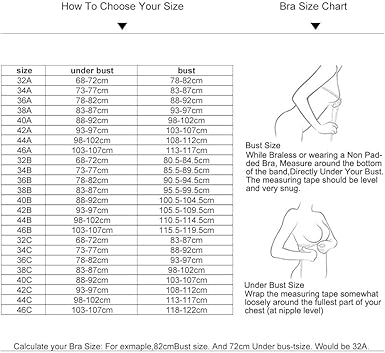 32a bra size in cm