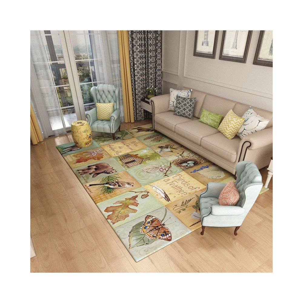 Sanqi Laminat Teppich Kibek Wohnzimmer Kinderzimmer Ikea Teppiche