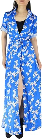 button down maxi shirt dress