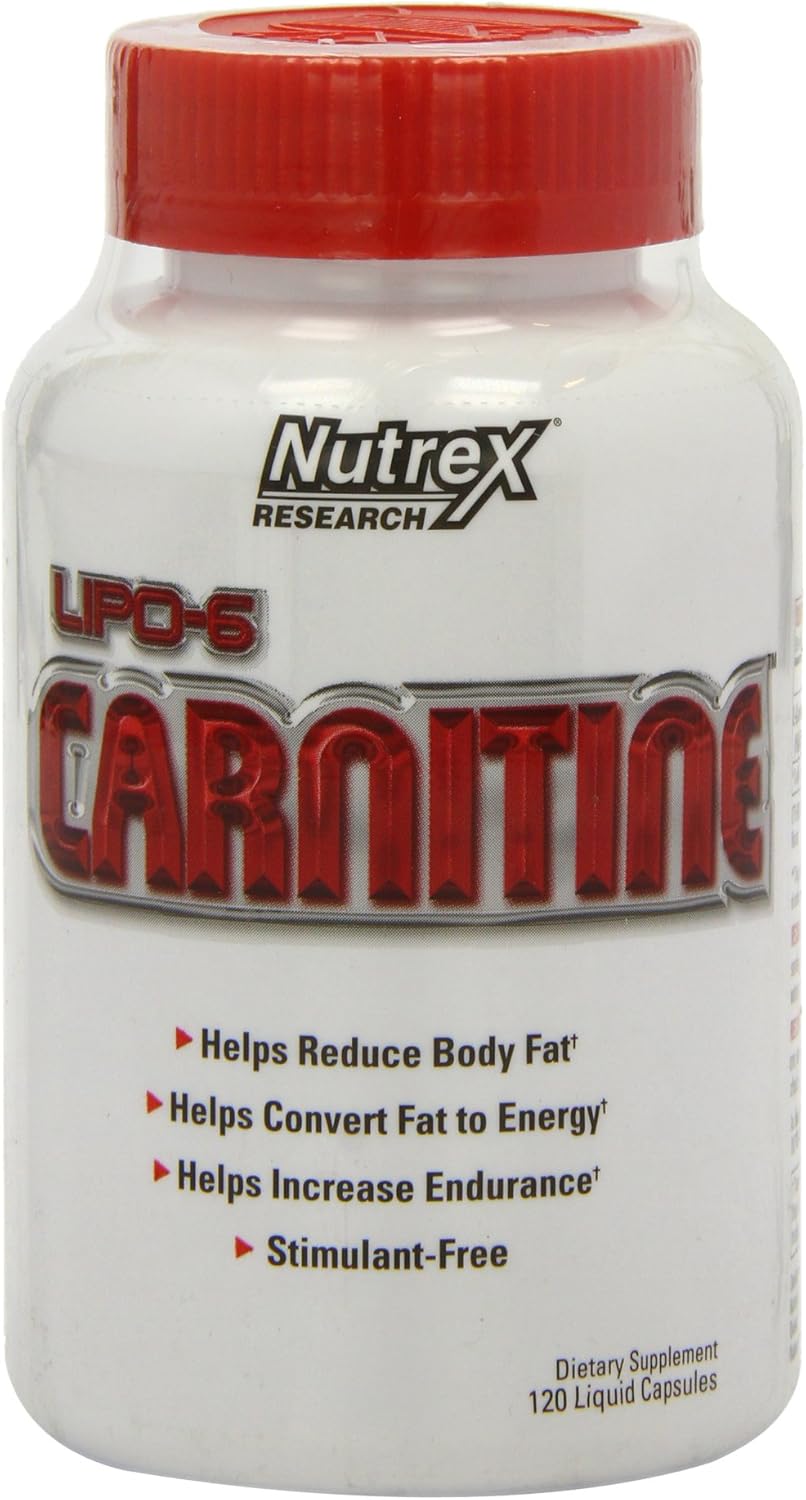 Nutrex Lipo 6 Carnitine, Liquid Capsules, 120 Count: Health & Personal Care