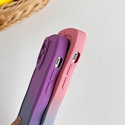 Caseative for iPhone 11 Case,Solid Color Curly Wave