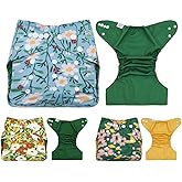 ALVA Baby Cloth Diaper Covers with One Wet Bag, Swim Diaper,Cloth Nappy Shell Baby Girls and Boys