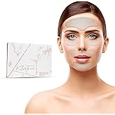 Silicone Face wrinkle Patches set- Reusable face tape for wrinkles w/ 4pc Under Eye Patches, 2pc forehead patches for wrinkles, 2pc Below, 2pc above Lip Wrinkle Pads | Forehead wrinkles treatment