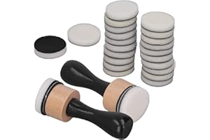 Ink Pads for Stamps, Ink Blending Tool Scrapbooking Tools with 24 Replacement Foam Pads Ink Blending Tool Ink Paints Mixing B