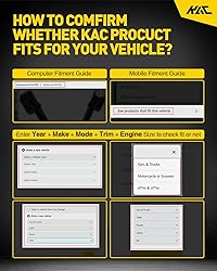 KAC Front Shock Absorber Set Compatible with