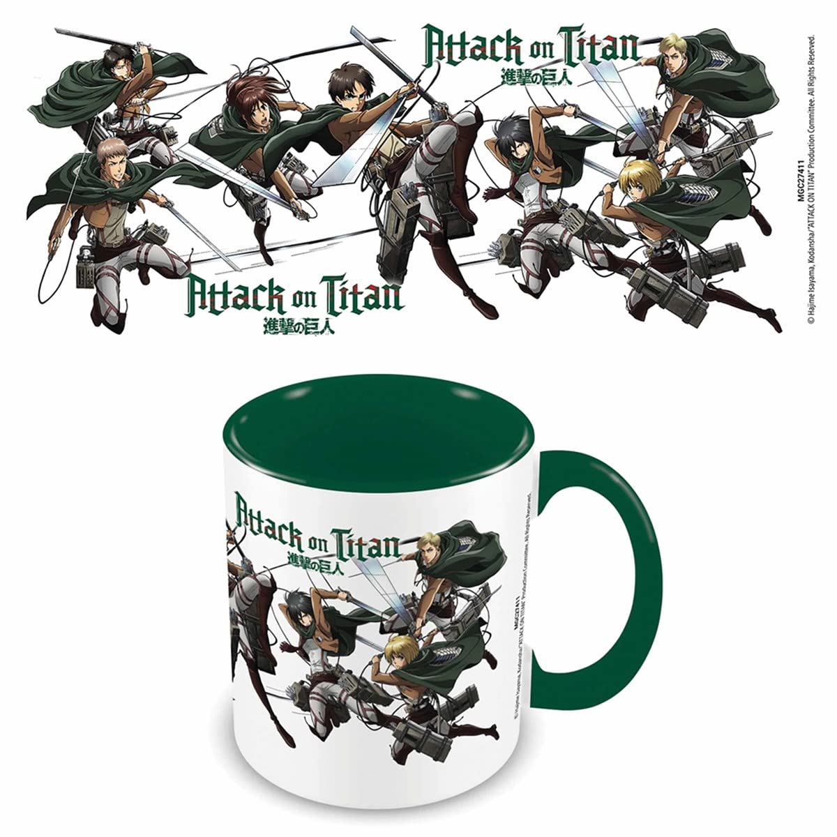 Pyramid International Attack on Titan Mug in Presentation Gift Box (Season 3 Design) 11oz Ceramic Mug - Official Merchandise