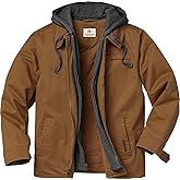 Legendary Whitetails Men's Casual Coat with Hood Waxed Cotton Water Resistant