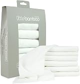Little Bamboo Muslin Baby Wash Cloths Pack of 6 view 2
