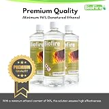 B2C Bioethanol Fuel EcoLine 1L 96.6% Odourless Smokeless Indoor Outdoor view 2
