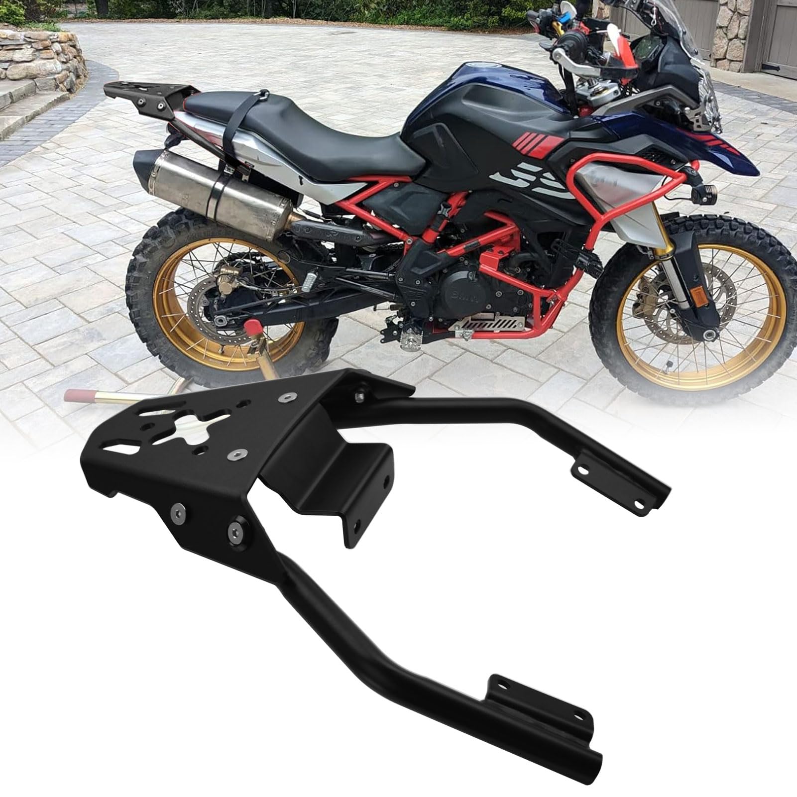 Photo 1 of Midimttop Rear Seat Top Luggage Racks Cargo Tail Storage Rack Holder Shelf Carrier Compatible for B&M&W G310R G 310R G 310 R Accessories 2017-2024
