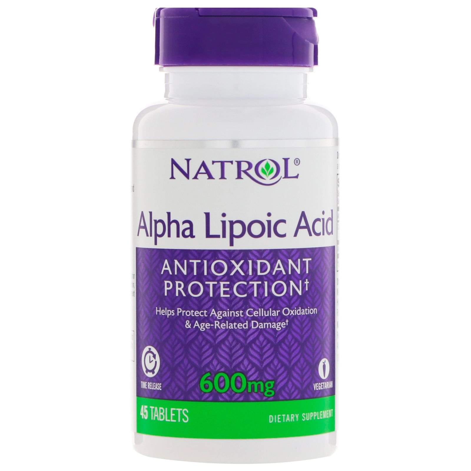 NATROL ALPHA LIPOIC ACID 600 T/R, 45 TAB by Natrol