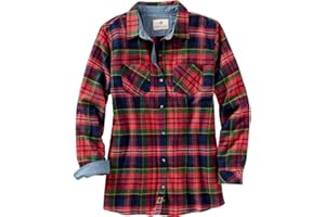 Legendary Whitetails Women’s Long Sleeve Plaid Flannel Button Up Shirt 100% Cotton