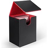 CollectHall PSA Graded Card Case, PU Leather Graded Card Organizer Box, BGS Graded Card Storage Case