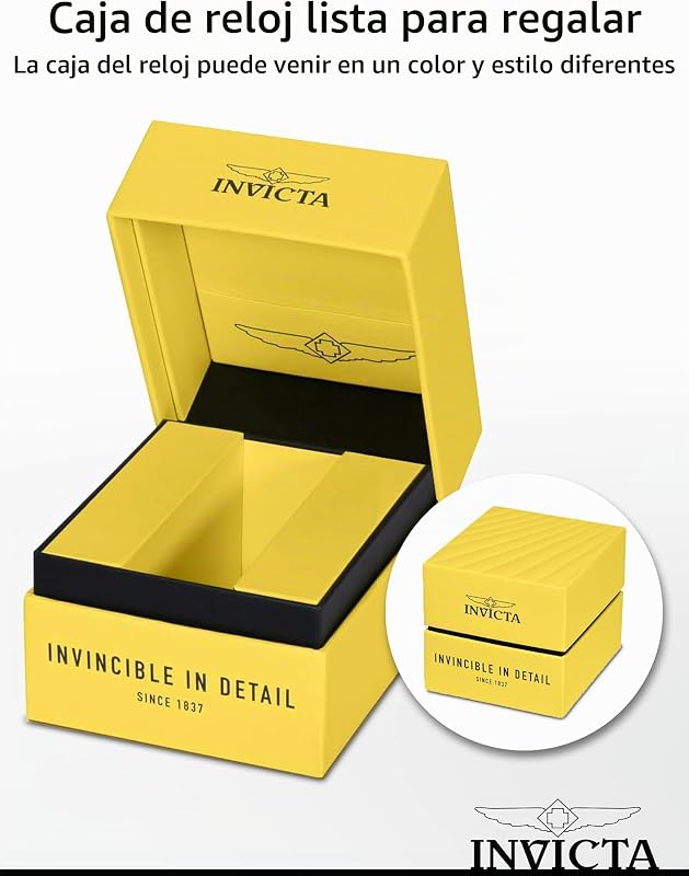 Relógio masculino de quartzo em aço inoxidável invicta pro diver, preto/prata, 40 mm
